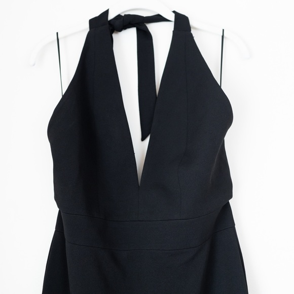 NEW Dress the Population Camden Halter Mermaid Evening Gown Black Size Medium - Picture 7 of 13